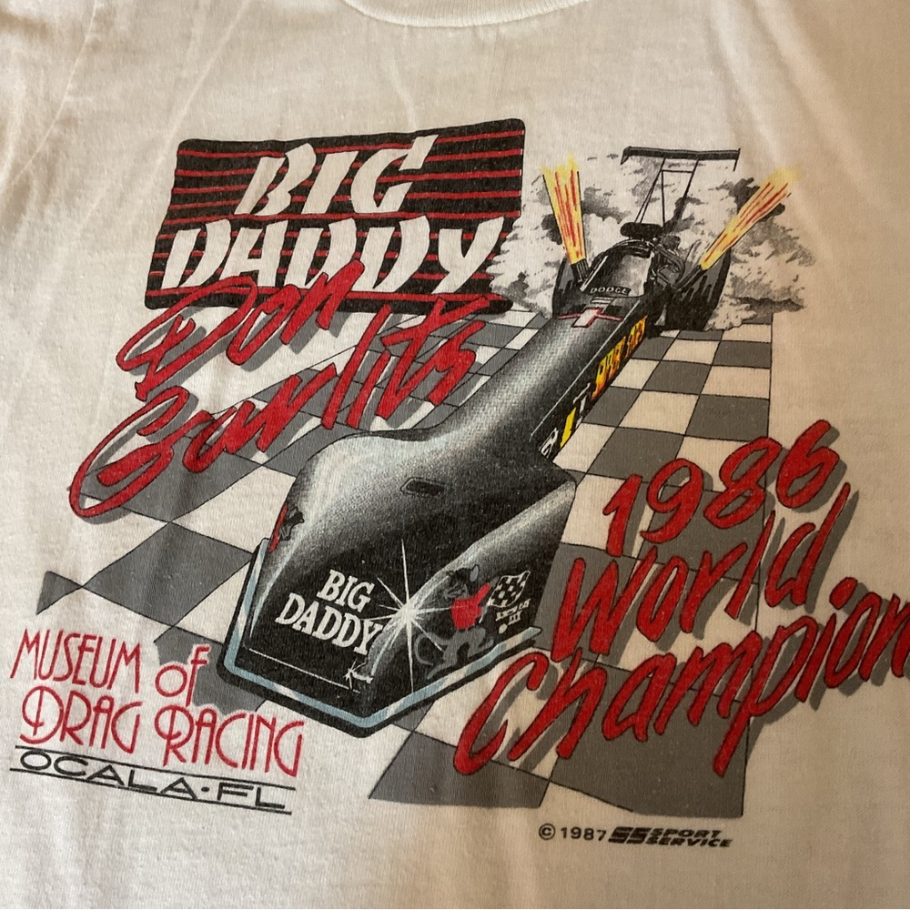 Big Daddy Don Garlits kids med. Tee rare collectible